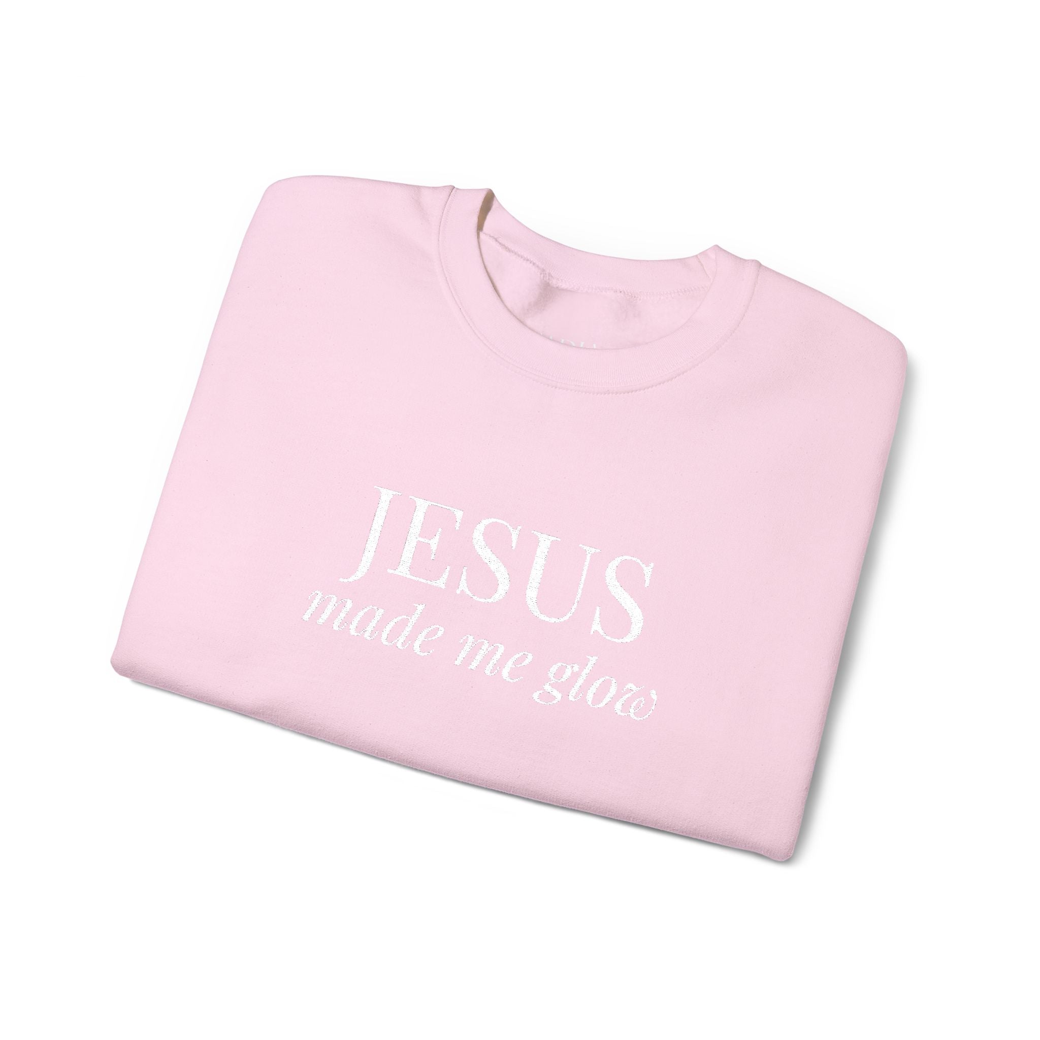 Jesus Made Me Glow Sweatshirt