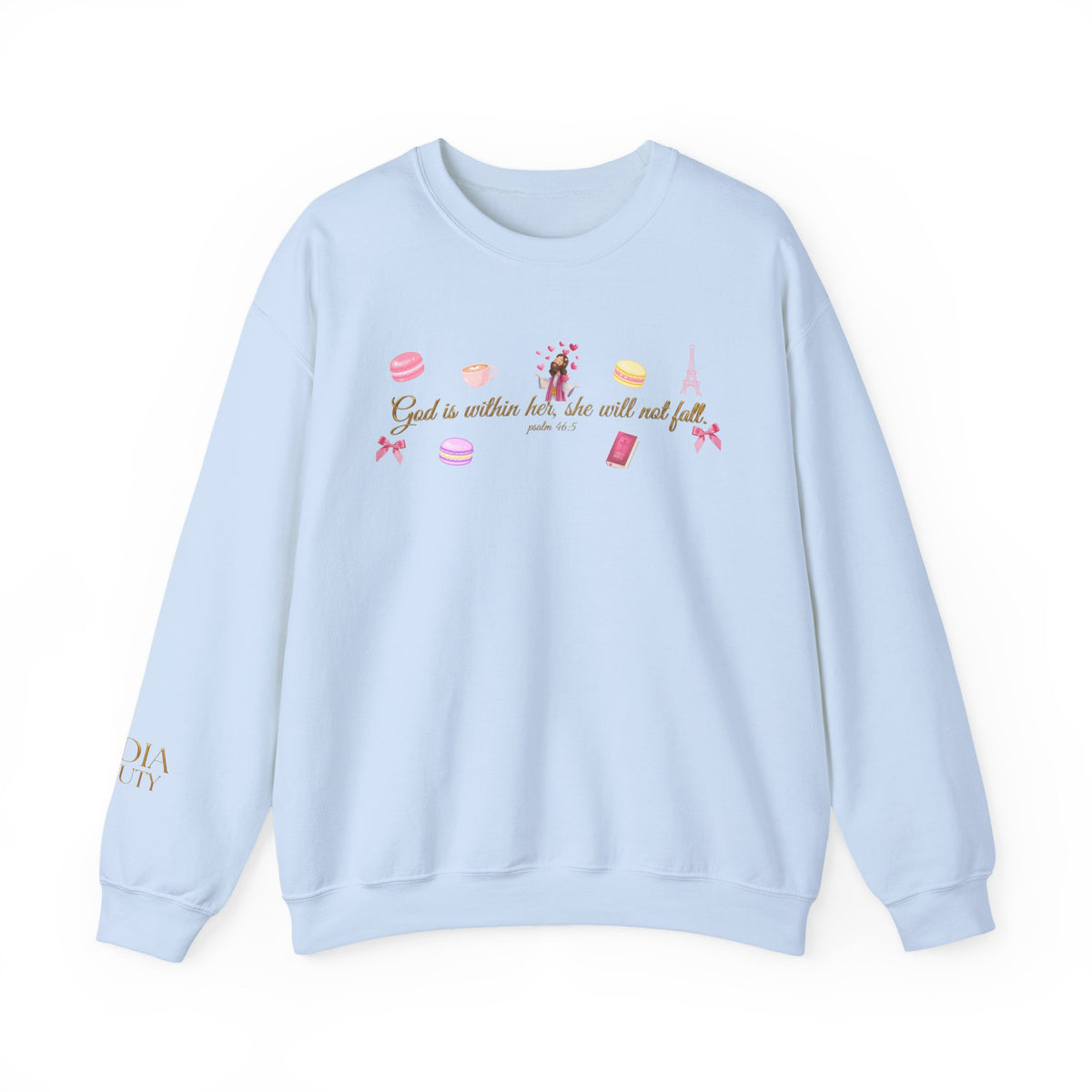 God Is Within Her, She Will Not Fall Sweatshirt