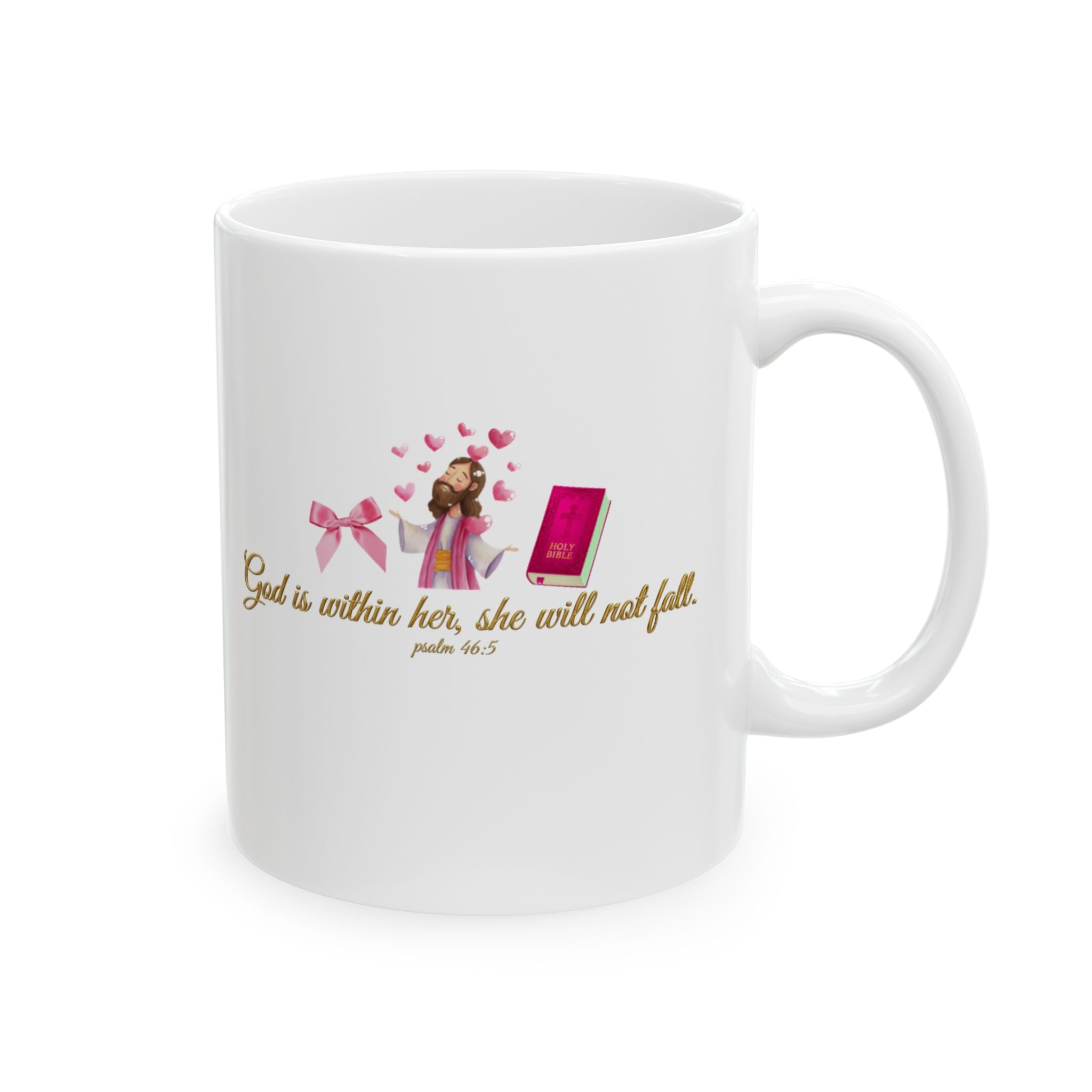 God Is Within Her Coffee Ceramic Mug