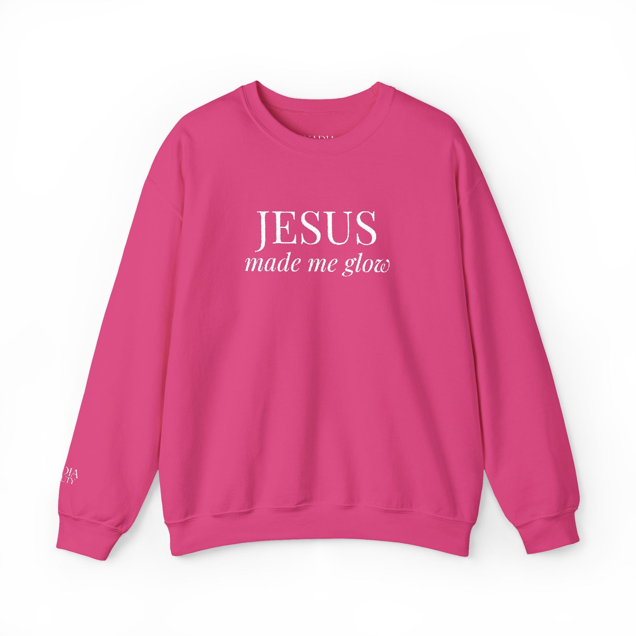 Jesus Made Me Glow Sweatshirt