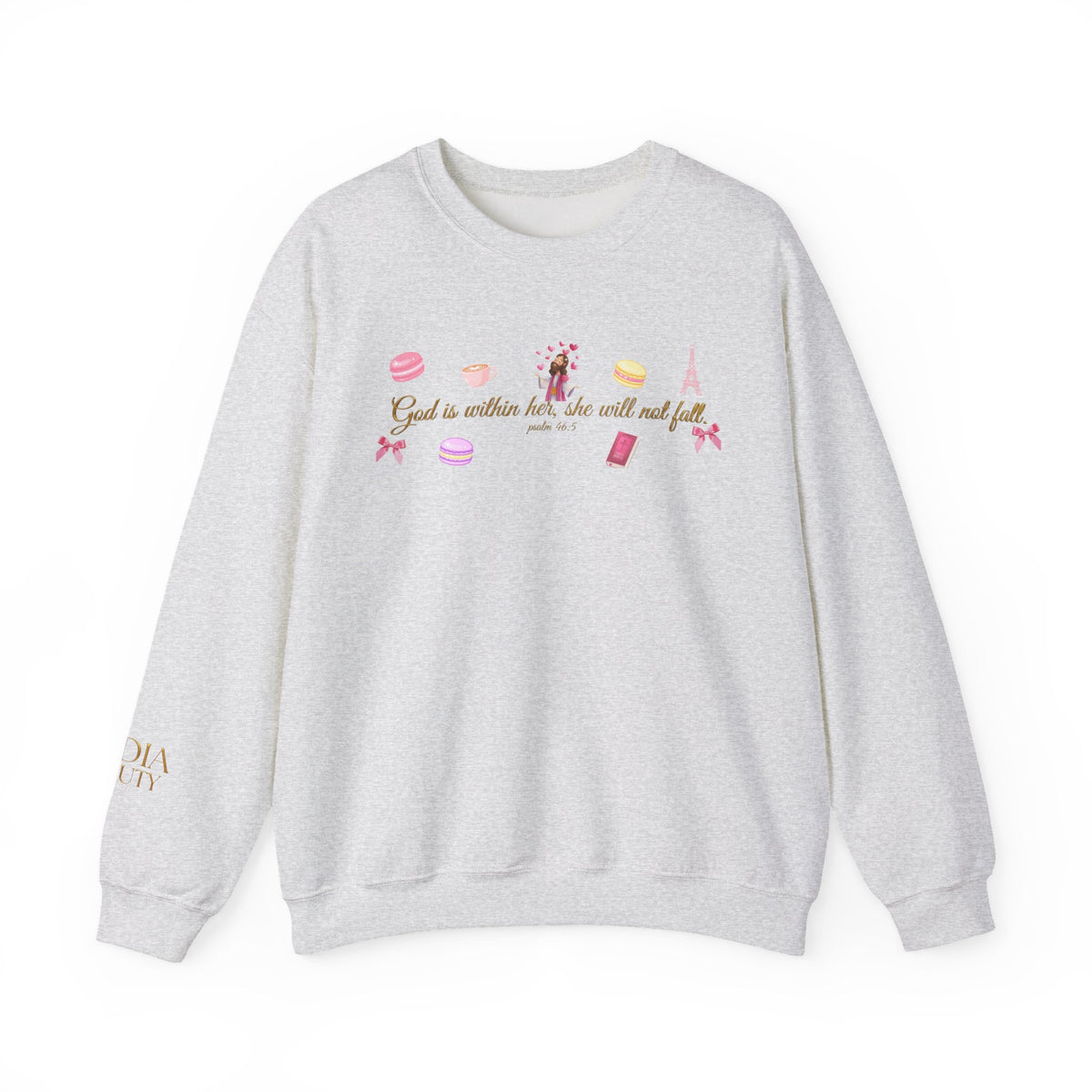 God Is Within Her, She Will Not Fall Sweatshirt