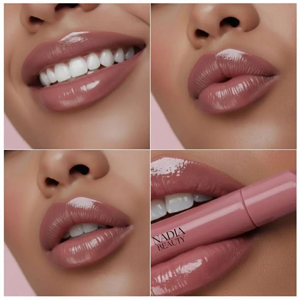 Dessert Lip Butter Tint – 7 Glossy Shades | Nadia Beauty