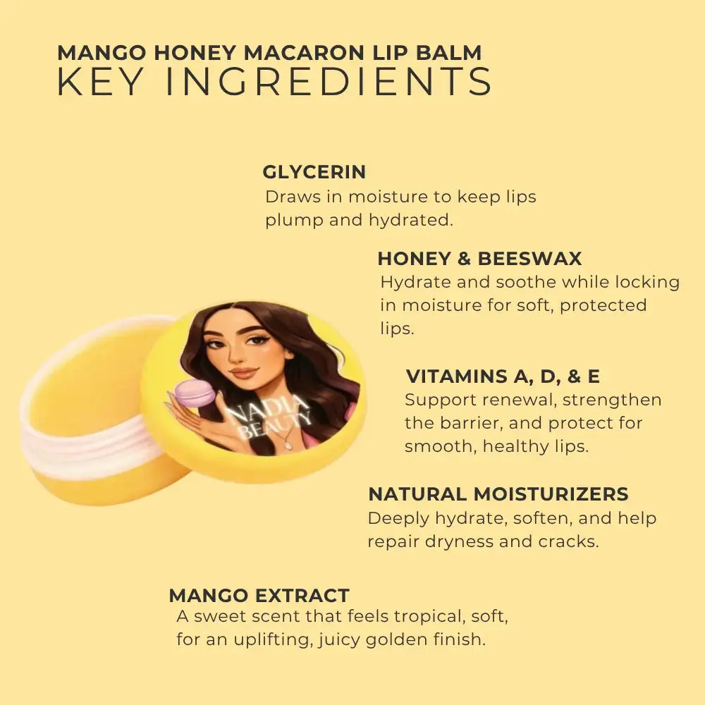Mango Honey Macaron Lip Balm