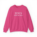 Pink sweatshirt on a white background