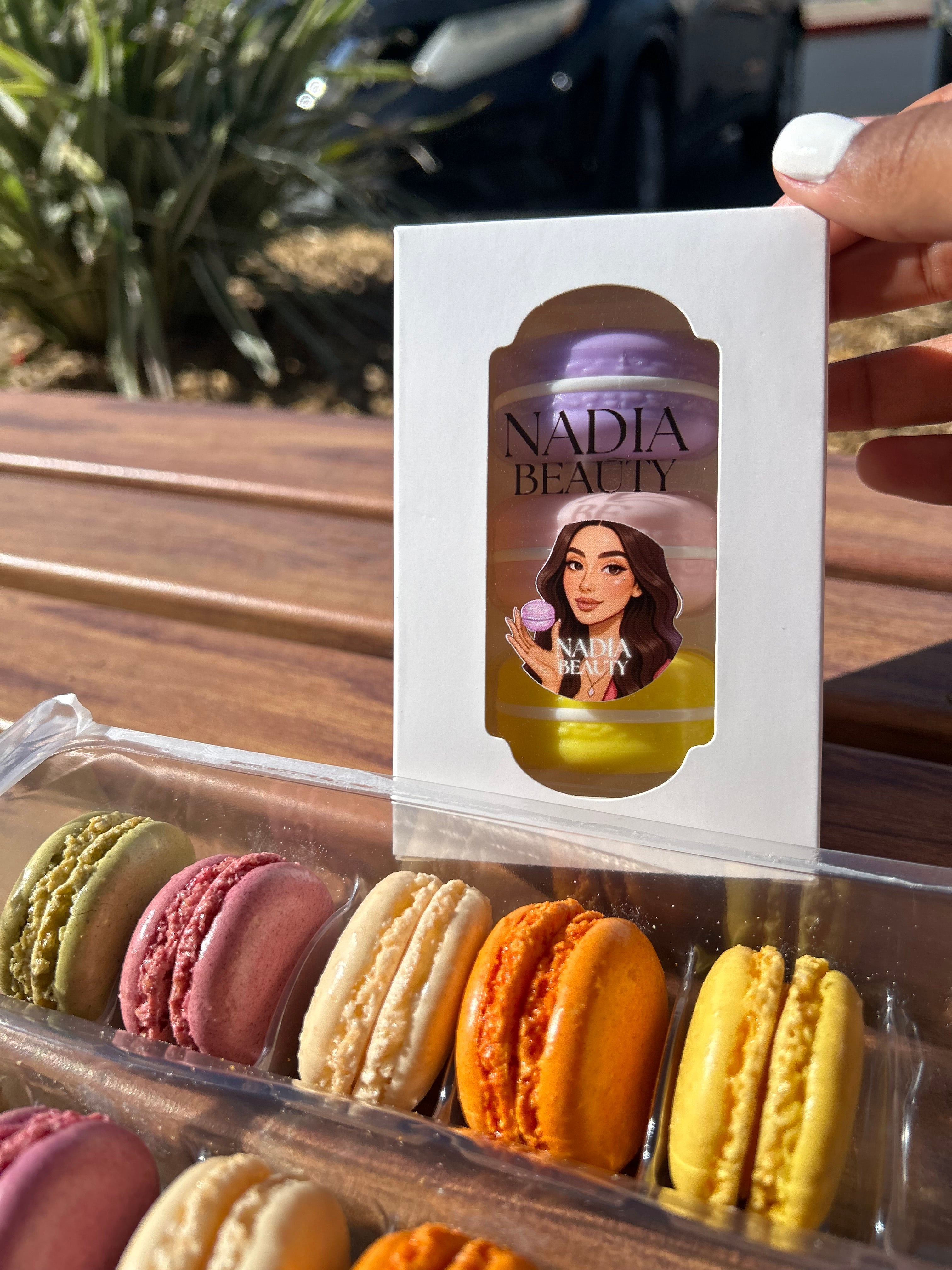 Fruity Macaron Lip Balm Trio – Hydrating Lip Balm Set