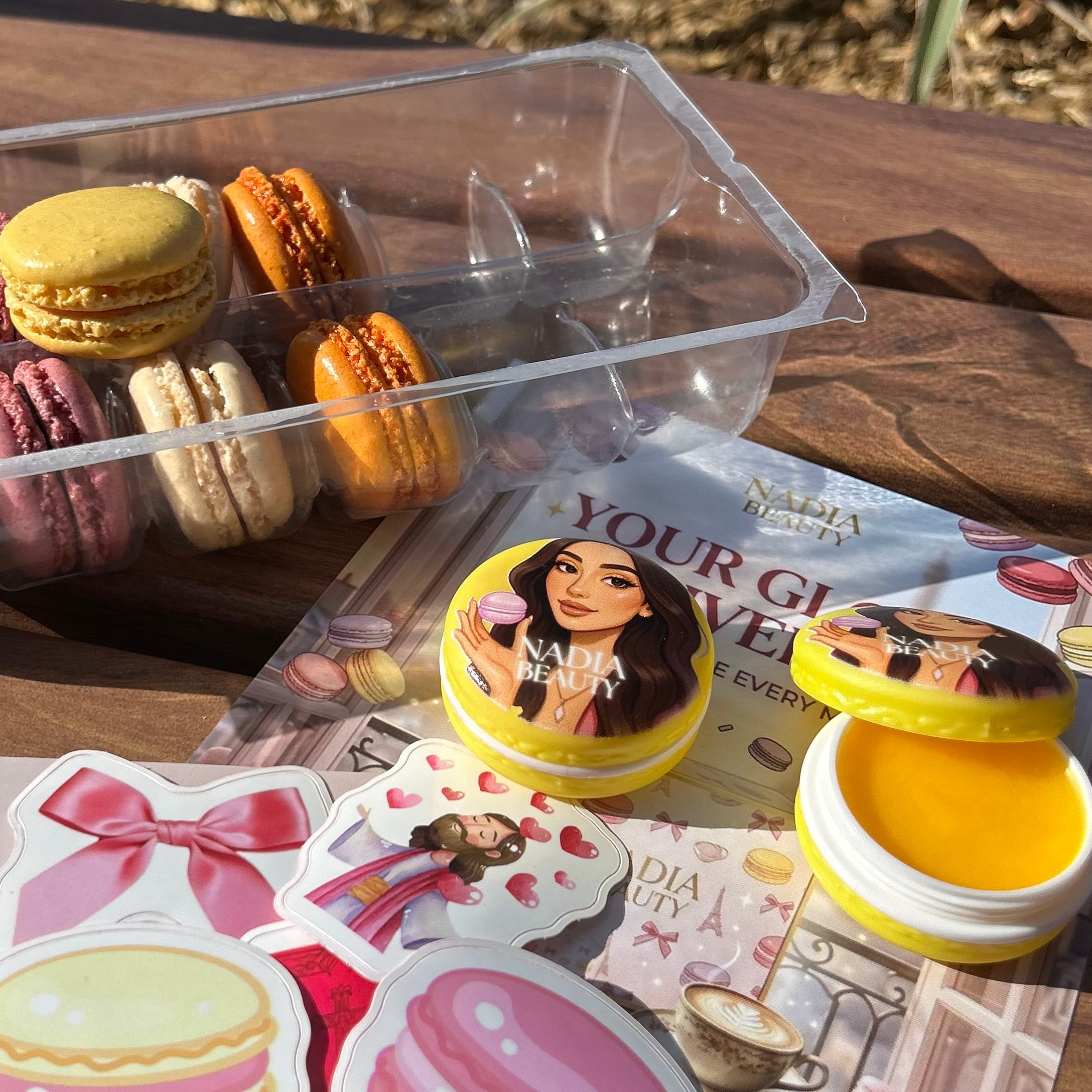 Fruity Macaron Lip Balm Trio – Hydrating Lip Balm Set