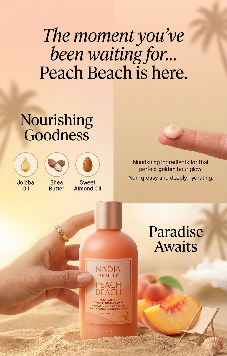Peach Beach Body Lotion