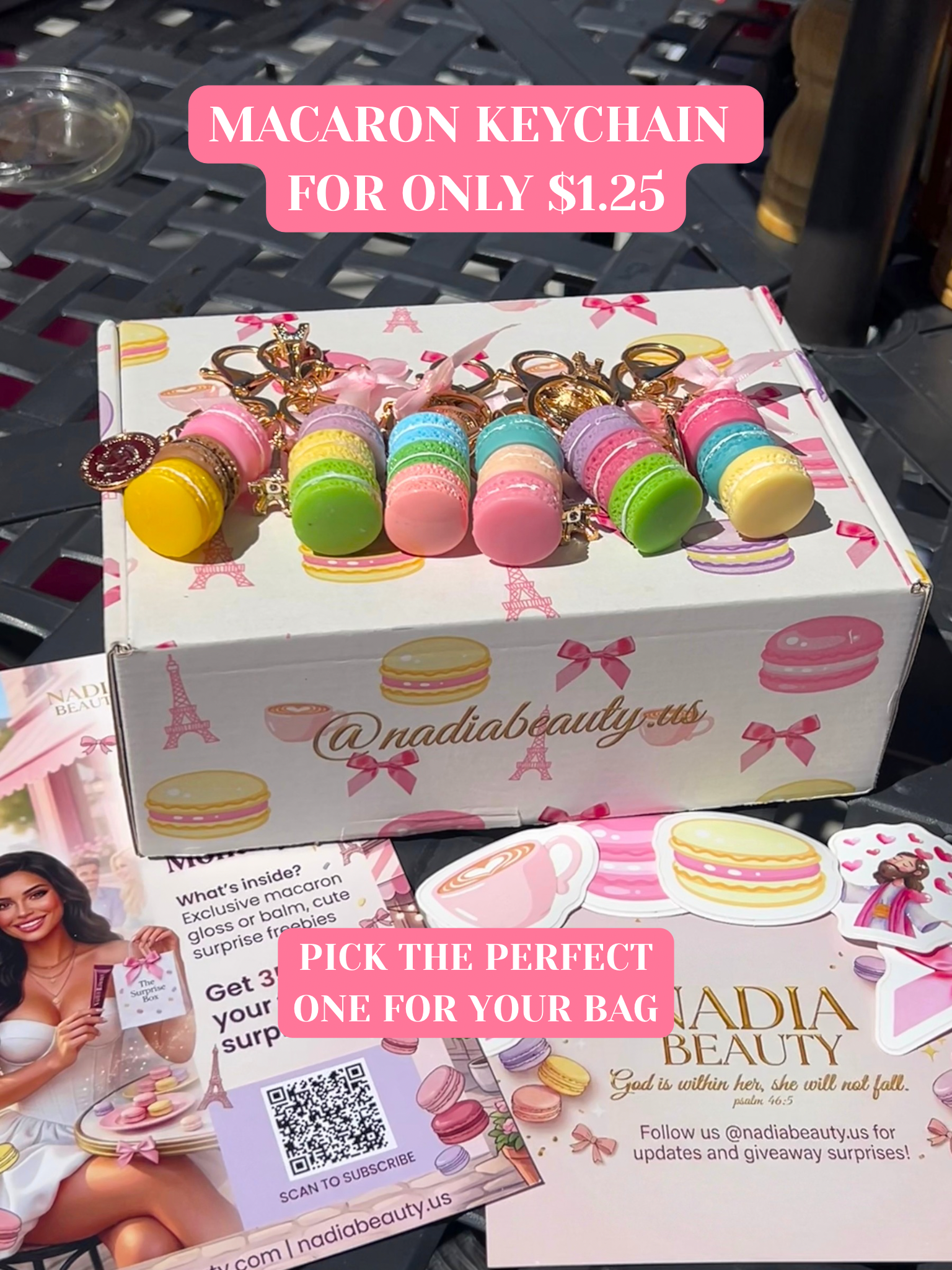 Macaron Keychain
