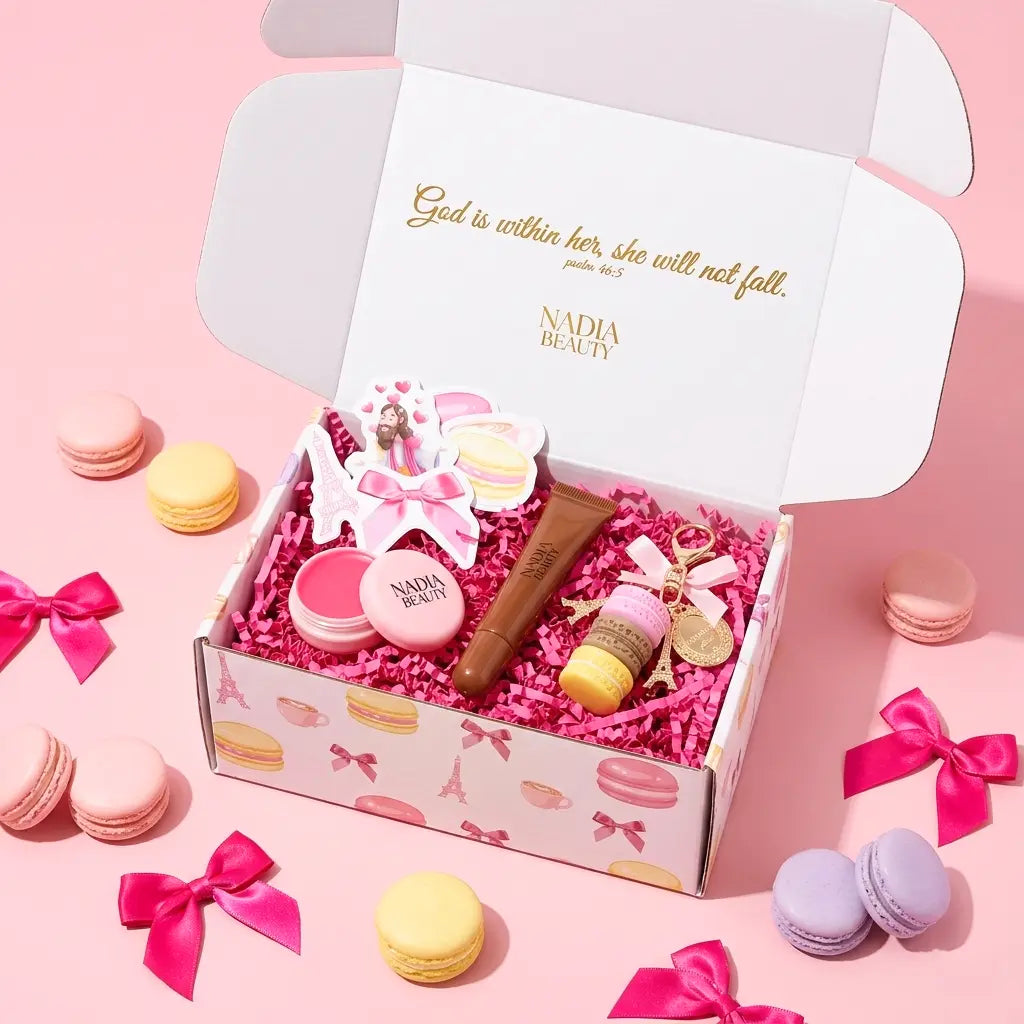 Nadia Beauty Macaron Subscription Lip Care Box