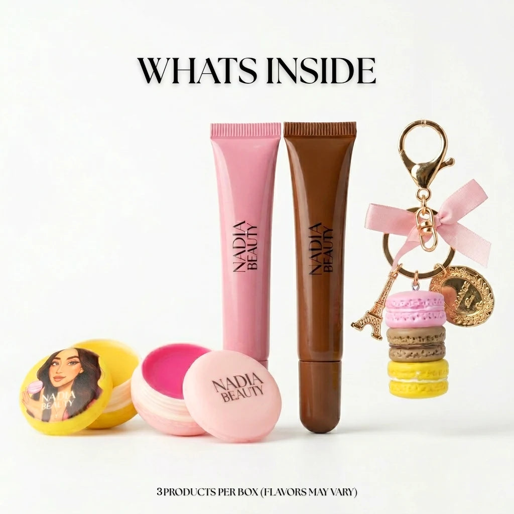 Nadia Beauty Macaron Subscription Lip Care Box