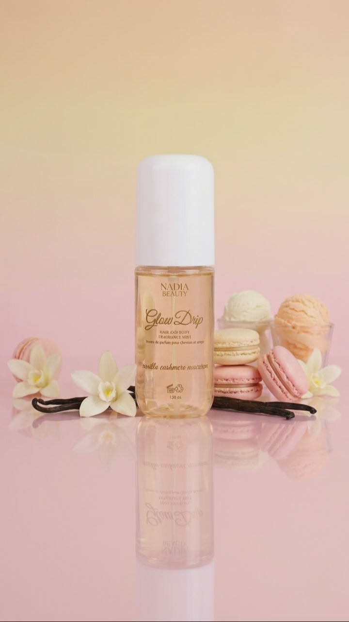 Vanilla Cashmere Macaron Glow Drip Hair & Body Fragrance Mist