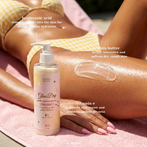Glow Drip Body Lotion - Vanilla Macaron Cashmere Scent